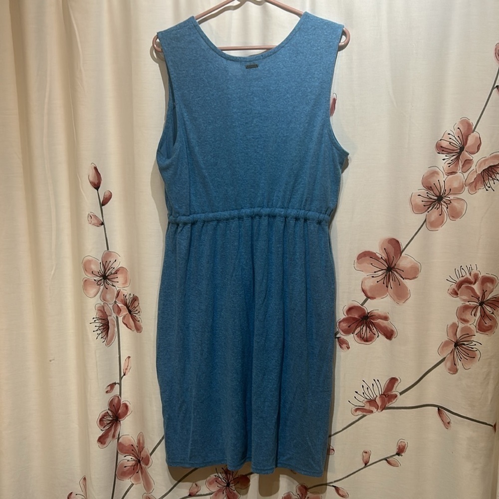 NWT PRANA Blue Hemp Blended Dress Size Medium - Picture 8 of 10